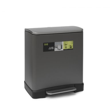 BASURERO SOFT GREY EKO 20 LT - 1