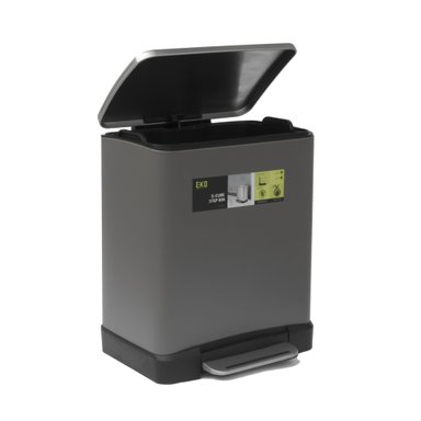 BASURERO SOFT GREY EKO 20 LT - 2