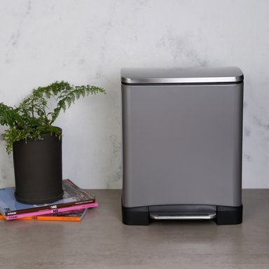 BASURERO SOFT GREY EKO 20 LT - 3