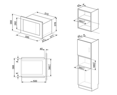 MICROONDAS SMEG CLASSICA MODELO FMI325X - 2