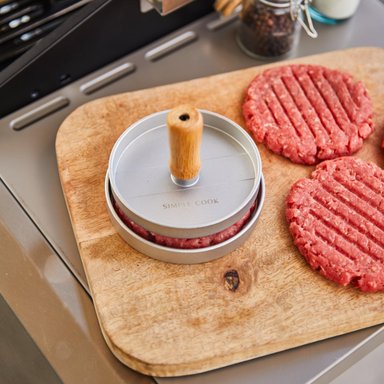 MOLDE PRENSADOR DE HAMBURGUESAS SIMPLE COOK SMOKKY - 2