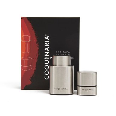 SET SELLADOR DE VINO Y ESPUMANTE AL VACIO 2 PZS COQUINARIA - 6