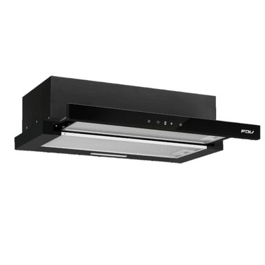 Campana Bajo Mueble City Black Touch 60 cm 452 m3/h FDV - 1