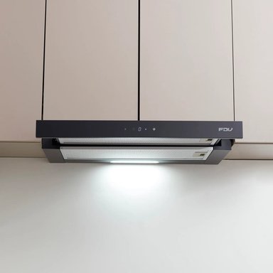 Campana Bajo Mueble City Black Touch 60 cm 452 m3/h FDV - 3