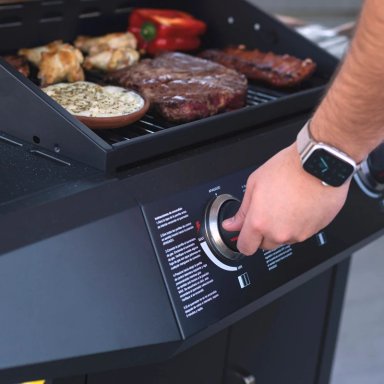 PARRILLA GAS ESSENCE BLACK 3Q FDV - 4