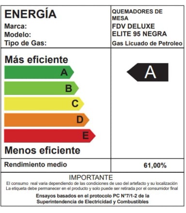 Encimera a Gas Elite 5 Quemadores 95 cm FDV Deluxe - 3