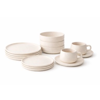 JUEGO DE VAJILLA COQUINARIA CREMA 20PZS - 1
