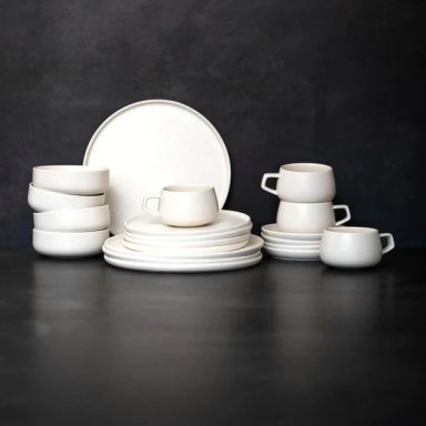 JUEGO DE VAJILLA COQUINARIA CREMA 20PZS - 7
