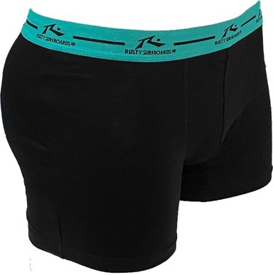 BIPACK BÓXER HOMBRE RUSTY HIGGS AZUL NEGRO - 3