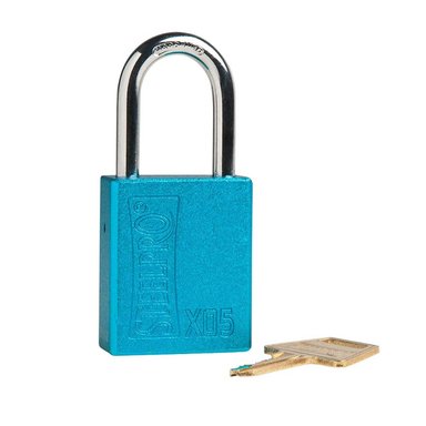 CANDADO STEELPRO LOCK OUT X05 AZUL - 1