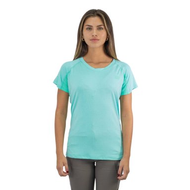 POLERA DRY FIT HW SPX MANGA CORTA MUJER AQUA - 1