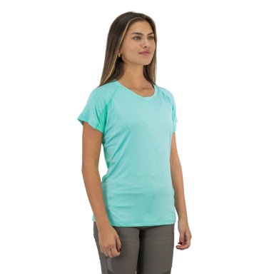 POLERA DRY FIT HW SPX MANGA CORTA MUJER AQUA - 2