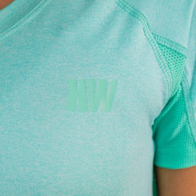 POLERA DRY FIT HW SPX MANGA CORTA MUJER AQUA - 5