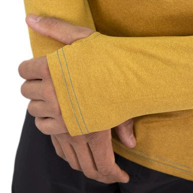 POLERA DRY FIT HW SPX MANGA LARGA HOMBRE MUSTARD - 3