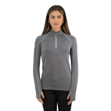 POLERA DRY FIT HW SPX MANGA LARGA MUJER CARBON GREY - 1