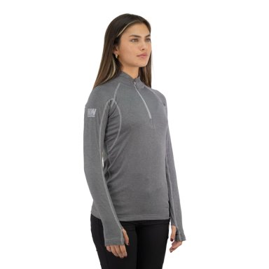 POLERA DRY FIT HW SPX MANGA LARGA MUJER CARBON GREY - 2