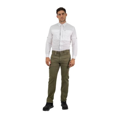 PANTALON HW HOMBRE HARDWORK VERDE OLIVA HAMMER SPX - 5