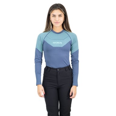 CAMISETA PRIMERA CAPA HW ECOPPER MUJER BLUE - 1