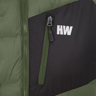 PARKA INSULADA HW EXPLORER S/GORRO MUJER VERDE MUSGO - 4