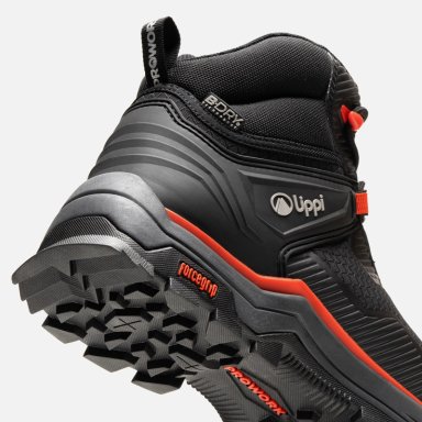 ZAPATO SEGURIDAD LIPPI PRO WORK HOMBRE STRATOS MID ROJO - 4