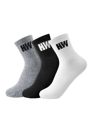 TRIPACK CALCETINES HW ALGODON TOBILLERO HOMBRE - 1
