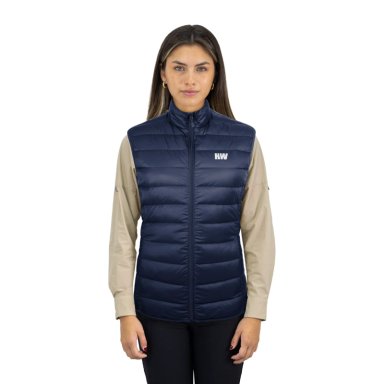 PARKA PLUMA HW PULLAY PRO MUJER SIN MANGA BLUE - 1