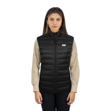 PARKA PLUMA HW PULLAY PRO MUJER SIN MANGA BLACK - 1