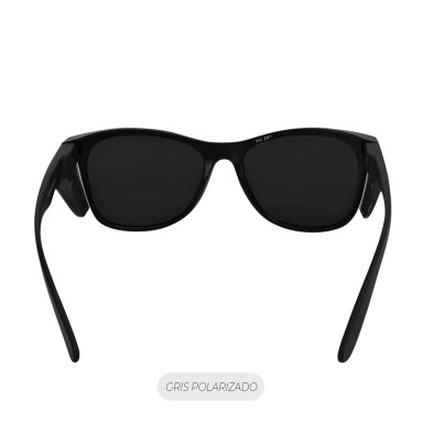 LENTE SEGURIDAD SAFEBLACK GRIS POLARIZADO STEELPRO - 4