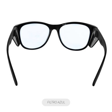 LENTE SEGURIDAD SAFEBLACK CLARO BLUE BLOCKER STEELPRO - 4