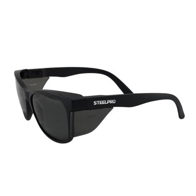 LENTE SEGURIDAD SAFEBLACK GRIS STEELPRO - 1