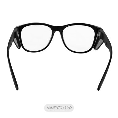 LENTE SEGURIDAD SAFEBLACK CLARO FULL READER +1.0D STEELPRO - 4