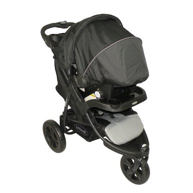 COCHE TRAVEL SYSTEM FOX NEGRO CON GRIS BEBESIT - 3