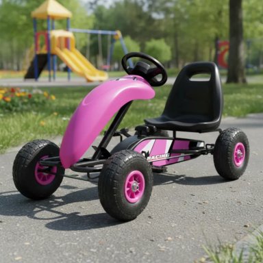 GOKART RACING BEBESIT - ROSA - 2