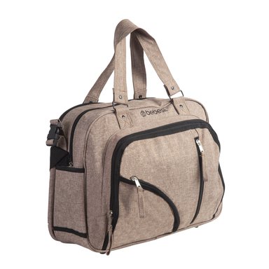 BOLSO BEBESIT MATERNAL MUDADOR PAÑALERA MELANGE BEIGE - 1