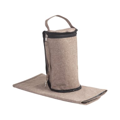 BOLSO BEBESIT MATERNAL MUDADOR PAÑALERA MELANGE BEIGE - 5