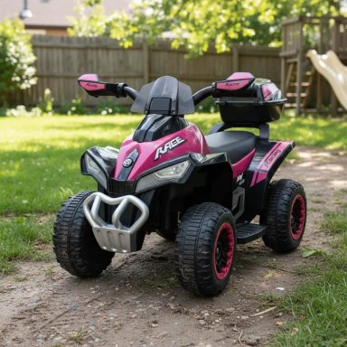 CUADRIMOTO A BATERÍA BEBESIT QUAD LX ROSA - 2
