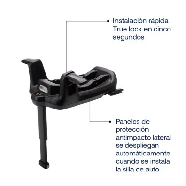 SILLA AUTO NUNA PIPA NEXT BASE NEGRO - 2
