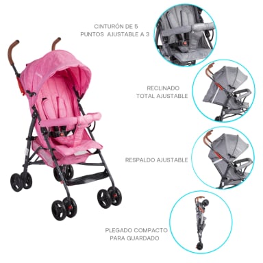 COCHE PARAGUA 5126 ROSADO - 6