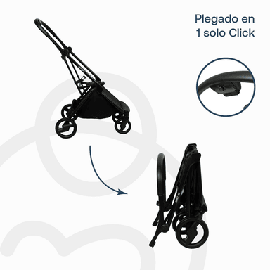 COCHE BEBESIT TRAVEL SYSTEM 360 SWIFT GRIS - 7