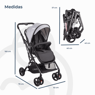 COCHE CUNA TRAVEL SYSTEM VOX GRIS - 7