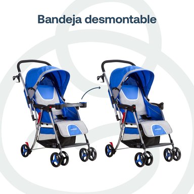 COCHE BEBESIT PASEO Y CUNA TWISTER SX AZUL - 7