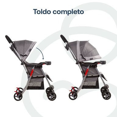 COCHE BEBESIT TWISTER GRI5224SXG GRIS - 6