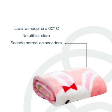 SACO BEBESIT CONEJO ROSA CON BROCHE - 6