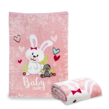 SACO BEBESIT CONEJO ROSA CON BROCHE - 8