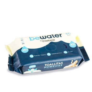 WIPES TOALLAS HUMEDAS BEWATER BEBESIT - CAJA 12X60 UNIDADES - 5