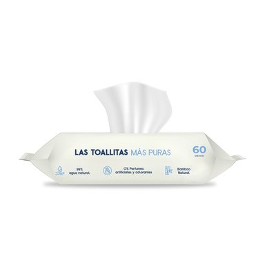 WIPES TOALLAS HUMEDAS BEWATER BEBESIT - CAJA 12X60 UNIDADES - 8