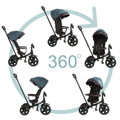 TRICICLO INFANTIL EXPLORER VERDE BEBESIT - 4