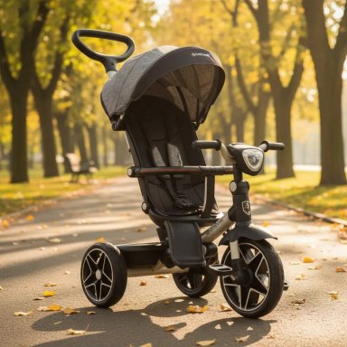 TRICICLO INFANTIL EXPLORER GRIS BEBESIT - 2