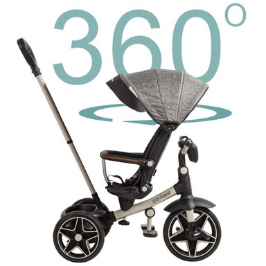 TRICICLO INFANTIL EXPLORER GRIS BEBESIT - 3
