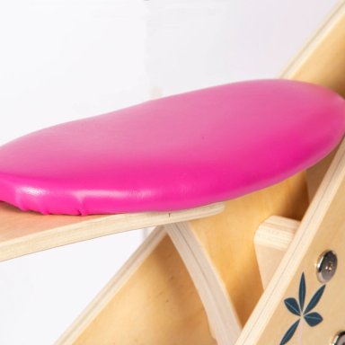 BICICLETA DE EQUILIBRIO APRENDIZAJE MADERA FLAMENCO ROSA BEBESIT - 8